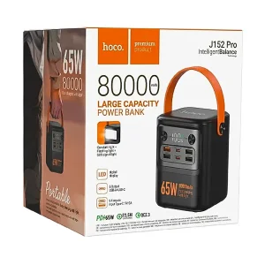 پاوربانک 80000 میلی‌ آمپر هوکو مدل J152 PRO (توان 65 وات)
