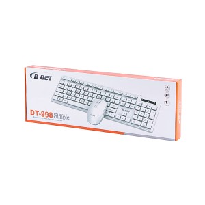 ست کیبورد و ماوس باسیم دی نت (D-Net) مدل DT-998 رنگ سفید4
