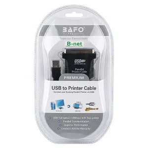کابل تبدیل USB به سنترونیکس (پارالل پرینتر) بافو مدل BF-12842