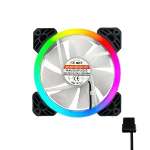 فن کیس گیمینگ ۱۲۰ میلی‌متری دی نت با نورپردازی RGB