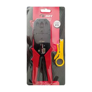 آچار سوکت‌زن شبکه و تلفن دی‌نت مدل D-NET 315 (به همراه استریپر)2
