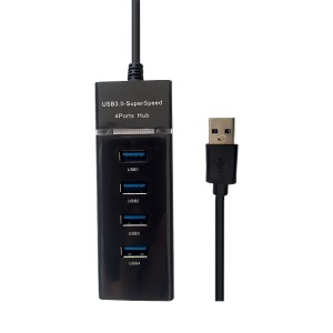 هاب 4 پورت USB 3.0 مدل 1040 طول کابل 30 سانتی‌متر | 4Port USB 3.0 Hub