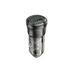 شارژر فندکی 18 وات بروفون مدل BZ23 تک پورت | Borofone BZ23 Car Charger QC3.0