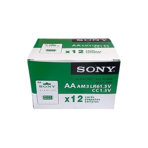 باتری قلمی آلکالاین سونی مدل LR6 (AA) | بسته 2 عددی Sony Alkaline2