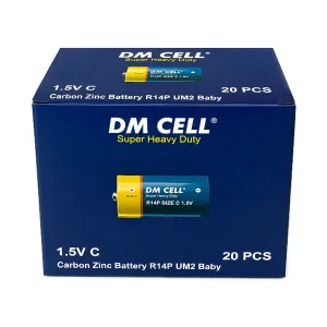 باتری متوسط دی‌ام سل (DM CELL) مدل R14P بسته ۲ عددی2