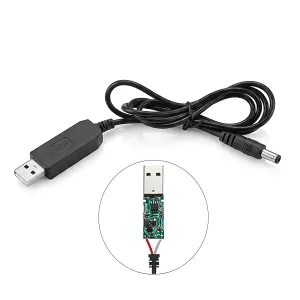 کابل افزاینده ولتاژ USB به DC مدل 12V (تبدیل ۵ ولت به ۱۲ ولت)