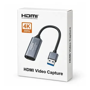 کارت کپچر اکسترنال کابلی HDMI به USB 3.0 مدل 4K 30Hz U32