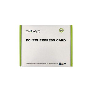 کارت اینترنال PCI Express به ۲ پورت سریال COM مدل RS-232 رویال پارس2