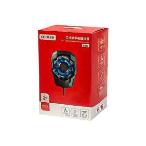فن خنک‌کننده گوشی موبایل گیمینگ مدل F18 با نورپردازی LED3