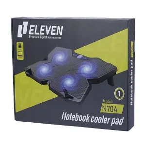 پایه خنک‌کننده لپ‌تاپ ایلون مدل N704 مجهز به ۴ فن و نورپردازی LED6