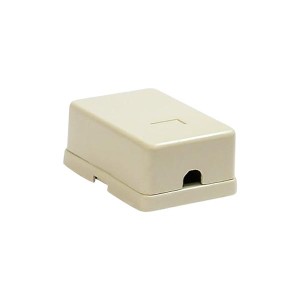 پریز روکار تلفن RJ11 تک پورت چسبی مدل باکسی2