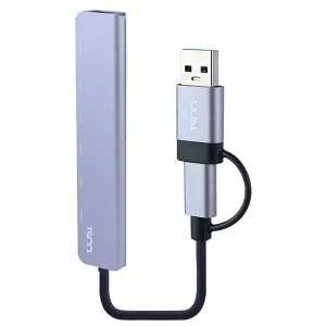 هاب ۷ پورت USB و Type-C تسکو مدل THU 1148 بدنه آلومینیومی با تبدیل دوکاره USB-A و تایپ‌سی2