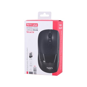ماوس بی‌سیم تسکو مدل TM 641W با حسگر اپتیکال 1600 DPI و دانگل نانو 2.4 گیگاهرتز3