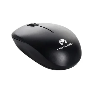 ماوس بی‌سیم میکوسو MIKUSO مدل MOS-W080 با دانگل نانو 2.4GHz و دقت 1200 DPI رنگ مشکی2