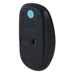 ماوس بی‌سیم میکوسو MIKUSO مدل MOS-W085 با دقت متغیر 800 تا 1600 DPI و دانگل نانو 2.4GHz رنگ مشکی2