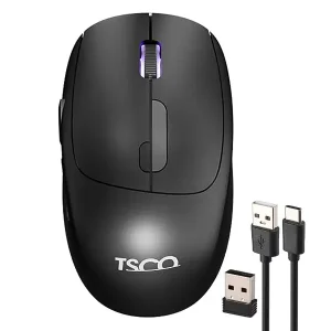 ماوس بی‌سیم شارژی تسکو مدل TM 769W با درگاه Type-C و دقت 1600 DPI