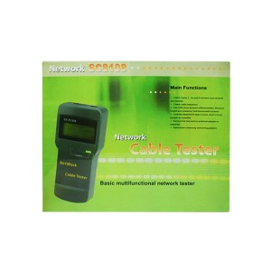 تستر شبکه دیجیتال مدل SC8108 با قابلیت اندازه‌گیری طول کابل 4