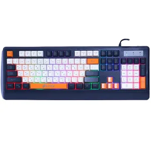 کیبورد گیمینگ سیم‌دار ایلون مدل GK105 با نورپردازی RGB 3