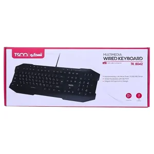 کیبورد با سیم تسکو مدل TK 80424