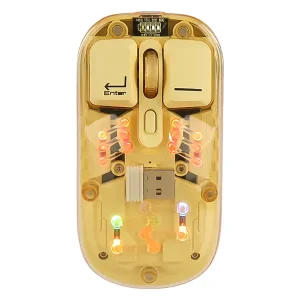 ماوس شارژی دو حالته ایلون Eleven مدل WM913 (طرح شفاف و نورپردازی RGB) 3