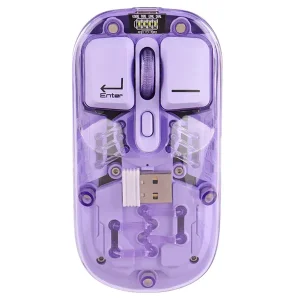 ماوس شارژی دو حالته ایلون Eleven مدل WM913 (طرح شفاف و نورپردازی RGB) 2