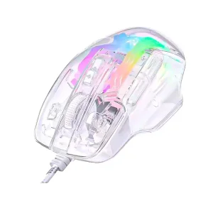 ماوس مخصوص بازی شفاف ایلون Eleven مدل ORBIT (دقت 12800DPI و کلیک سایلنت) 3