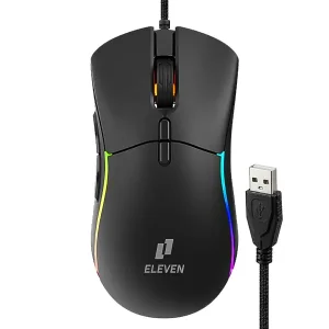 ماوس مخصوص بازی ایلون Eleven مدل GM8 (با دو قاب قابل تعویض و قابلیت تنظیم وزن) 2