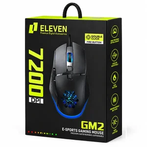 ماوس گیمینگ ایلون مدل GM2 با دقت 7200 DPI و نورپردازی RGB 4
