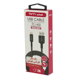 کابل تبدیل USB به لایتنینگ تسکو مدل TC i602 طول 1 متر2