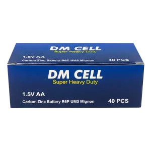 باتری قلمی سوپر هوی دیوتی DM CELL مدل R6P - بسته ۴ عددی2