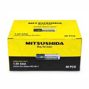 باتری نیم‌قلمی میتسوشیدا (Mitsushida) مدل Super Heavy Duty بسته ۴ عددی 2