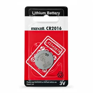 باتری سکه‌ای ۳ ولت مکسل (Maxell) مدل CR2016 - تکی