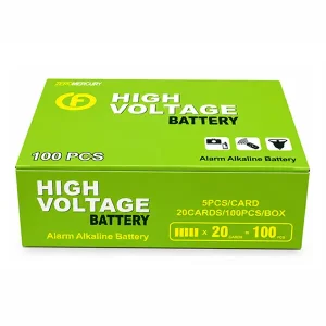 باتری ریموتی ۱۲ ولت ۲۷A برند High Voltage - بسته ۵ عددی2