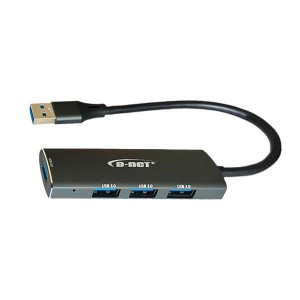 هاب ۴ پورت USB 3.0 دی‌نت مدل DT-430 (بدنه فلزی)