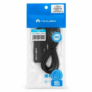 هاب ۴ پورت USB 2.0 میکوسو (Mikuso) مدل HUB-010 با کابل ۱.۲ متری