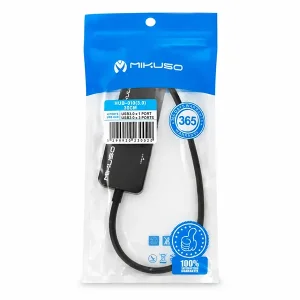 هاب ۴ پورت میکوسو (Mikuso) مدل HUB-010 طول کابل ۳۰ سانتی‌متر2