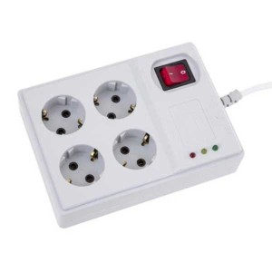 محافظ برق 4 خانه کلید دار پارت الکتریک مدل 2204 ارت دار کابل 1.8 متری