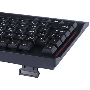 کیبورد باسیم پی نت مدل KB-500 با حروف فارسی 3