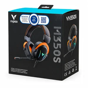 هدست گیمینگ رپو مدل VH350S با صدای فراگیر مجازی ۷.۱ کاناله و نورپردازی RGB4