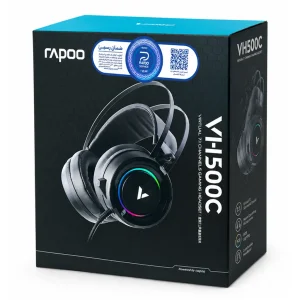 هدست گیمینگ رپو مدل VH500C با صدای فراگیر مجازی ۷.۱ کاناله و نورپردازی RGB4