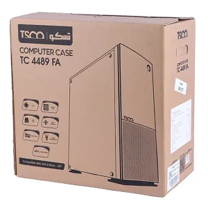 کیس کامپیوتر تسکو مدل TC 4489 FA با پشتیبانی از مادربردهای ATX و پنل مدیریت اتصالات6