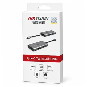 هاب و تبدیل ۷ کاره تایپ سی هایک ویژن Hikvision مدل DS-1DS073