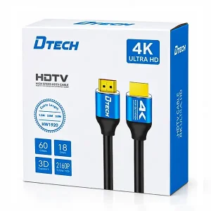 کابل HDMI دی‌تک DTECH نسخه 2.0 با کیفیت 4K طول 15 متر2