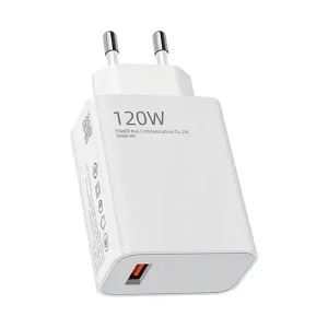 شارژر دیواری 120 وات شیائومی مدل هایپرشارژ فست شارژ