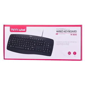کیبورد با سیم تسکو مدل TK 80434