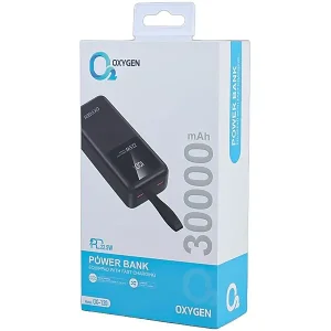 پاوربانک 30000 میلی آمپر ساعت اکسیژن مدل OX-120 توان 22.5 وات4