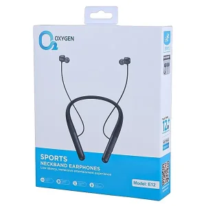 هدست بلوتوث گردنی اکسیژن (Oxygen) مدل E12 با شارژدهی ۱۲ ساعته و درگاه Type-C6