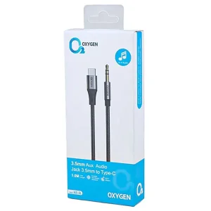 کابل تبدیل Type-C به AUX اکسیژن (Oxygen) مدل AUX-06 طول ۱ متر5