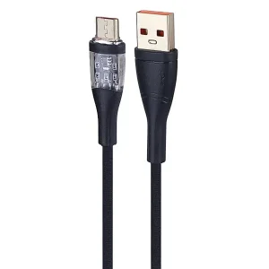 کابل تبدیل USB به Micro-USB اکسیژن (Oxygen) مدل LX-24 جریان 3 آمپر طول 1 متر