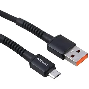 کابل تبدیل USB به Micro-USB اکسیژن (Oxygen) مدل LX-25 جریان 3 آمپر طول 1 متر2